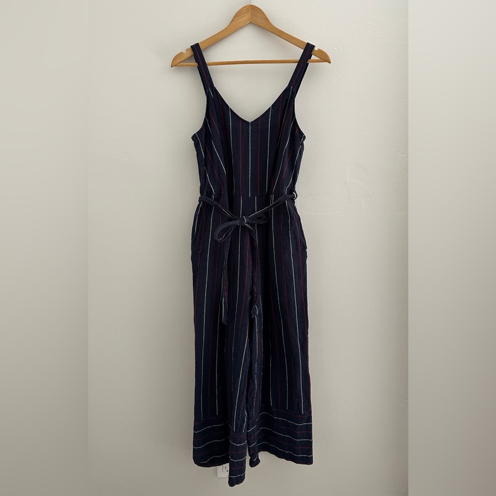Navy Romper with Red and White Stripes - Universal Thread